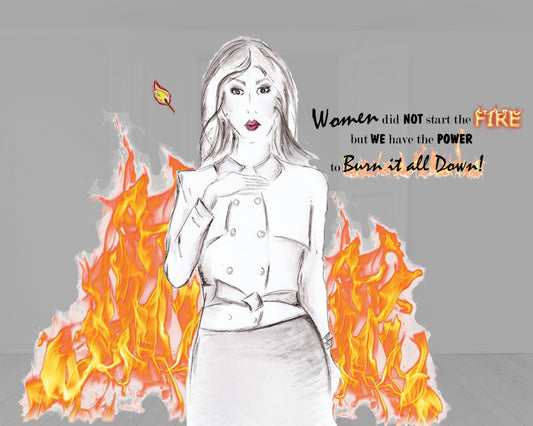 "Women Didn't Start This Fire" Giclee Art Print